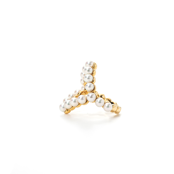 画像：Baby pearl ring Rhombus2