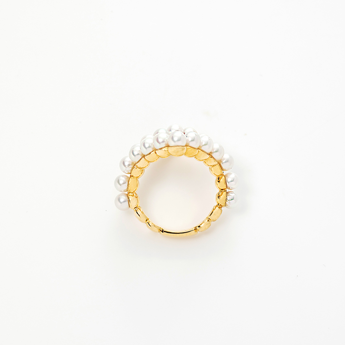 画像：Baby pearl ring Rhombus3